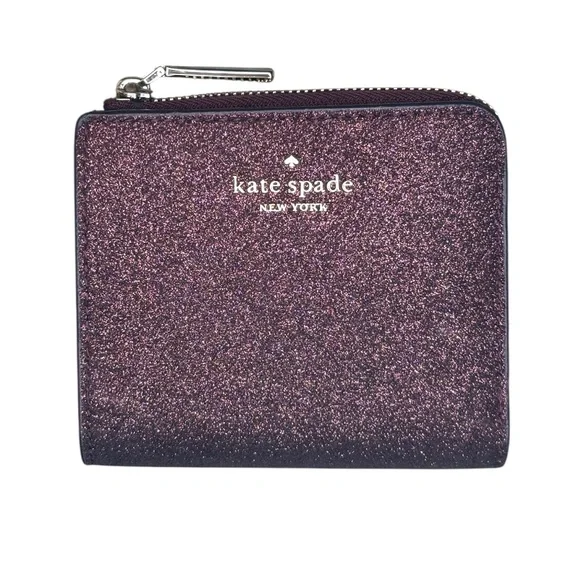 Kate Spade Compact Glitter Wallet - Picture 1 of 3